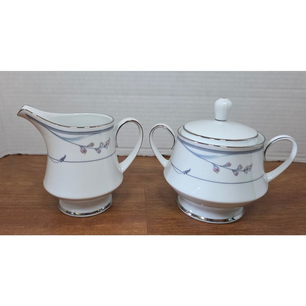 Legendary "Chelsea Morn"  Vintage Porcelain by Noritake Sugar and Creamer Set